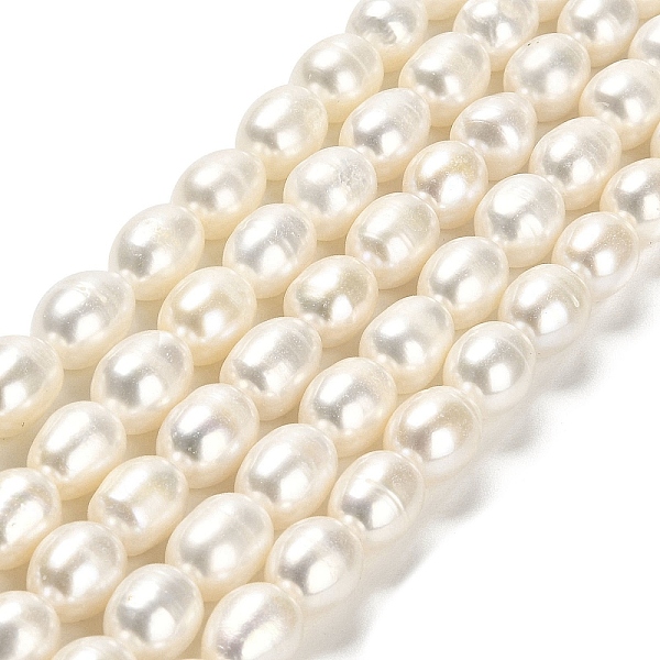 PandaHall Natural Cultured Freshwater Pearl Beads Strands, Rice, Grade 3A, Floral White, 7~9x7~8mm, Hole: 0.6mm, about 37~38pcs/strand...
PandaHall Natural Cultured Freshwater Pearl Beads Strands, Rice, Grade 3A, Floral White, 7~9x7~8mm, Hole: 0.6mm, about 37~38pcs/strand...