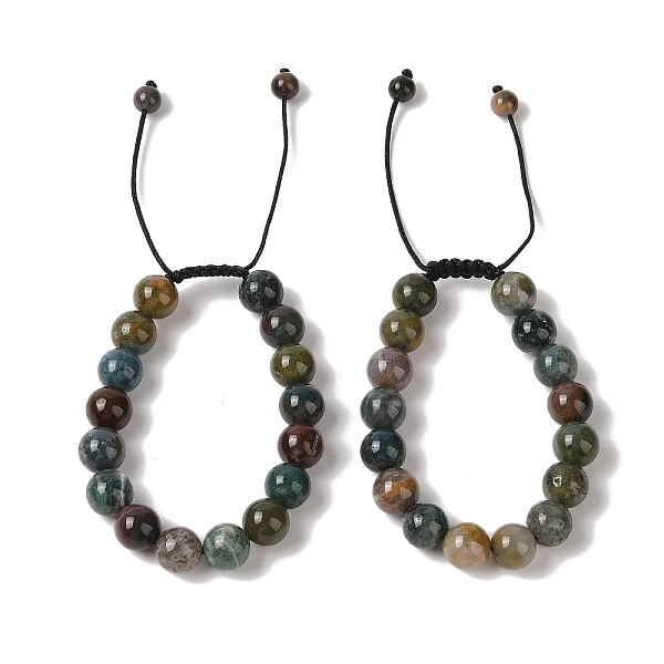 PandaHall 10mm Round Natural Indian Agate Braided Bead Bracelets, Adjustable Nylon Cord Bracelets for Women Men, Inner Diameter: 1-3/4~2-7/8...
PandaHall 10mm Round Natural Indian Agate Braided Bead Bracelets, Adjustable Nylon Cord Bracelets for Women Men, Inner Diameter: 1-3/4~2-7/8...