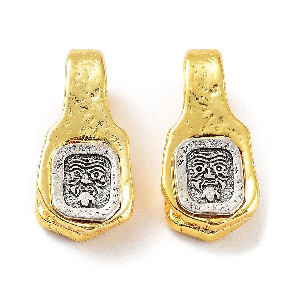 PandaHall Brass Pendants, Buddhist Jewelry Findings for Counter Clips, Rectangle with Human Charm, Antique Silver & Antique Golden...
PandaHall Brass Pendants, Buddhist Jewelry Findings for Counter Clips, Rectangle with Human Charm, Antique Silver & Antique Golden...