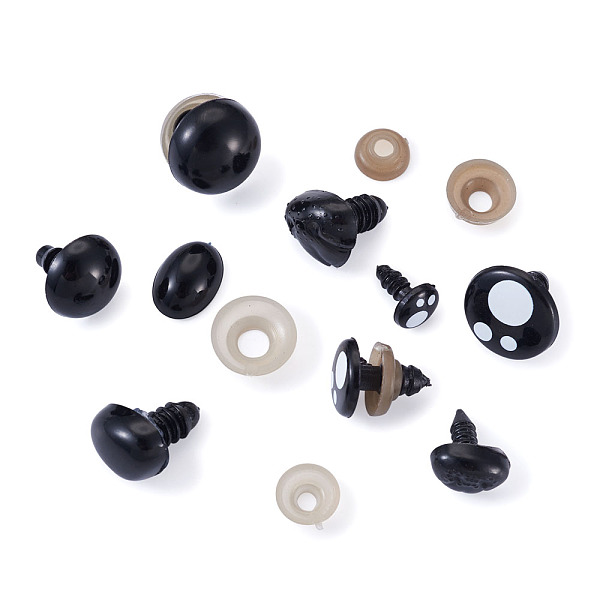 PandaHall Craft Plastic Doll Eyes & Noses, Iron Bead Needles, with Plastic Handle, Black, 8mm, 60pairs Plastic Black
PandaHall Craft Plastic Doll Eyes & Noses, Iron Bead Needles, with Plastic Handle, Black, 8mm, 60pairs Plastic Black