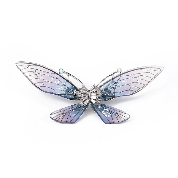PandaHall Bling Resin Butterfly Brooch Pin with Crystal Rhinestone, Platinum Alloy Badge for Women, Light Steel Blue, 43.5x93.5x16mm, Pin...
PandaHall Bling Resin Butterfly Brooch Pin with Crystal Rhinestone, Platinum Alloy Badge for Women, Light Steel Blue, 43.5x93.5x16mm, Pin...