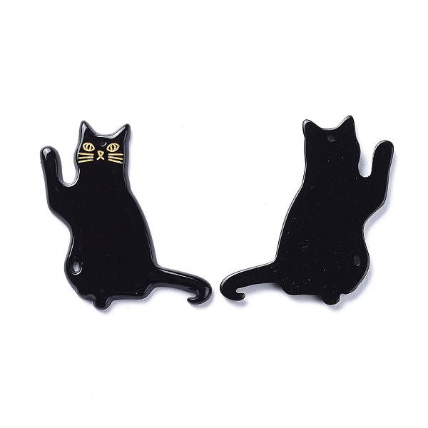 PandaHall Acrylic Pendants, 3D Printed, Cat Shape, Black, 39x28x2mm, Hole: 1.5mm Acrylic Cat Shape Black
PandaHall Acrylic Pendants, 3D Printed, Cat Shape, Black, 39x28x2mm, Hole: 1.5mm Acrylic Cat Shape Black