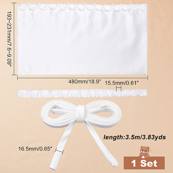 PandaHall AHANDMAKER Wedding Gown Corset Kit Zipper Replacement Adjustable Fit Satin Corset Back Kit Lace up, for Formal Prom Dress (White)...
PandaHall AHANDMAKER Wedding Gown Corset Kit Zipper Replacement Adjustable Fit Satin Corset Back Kit Lace up, for Formal Prom Dress (White)...
