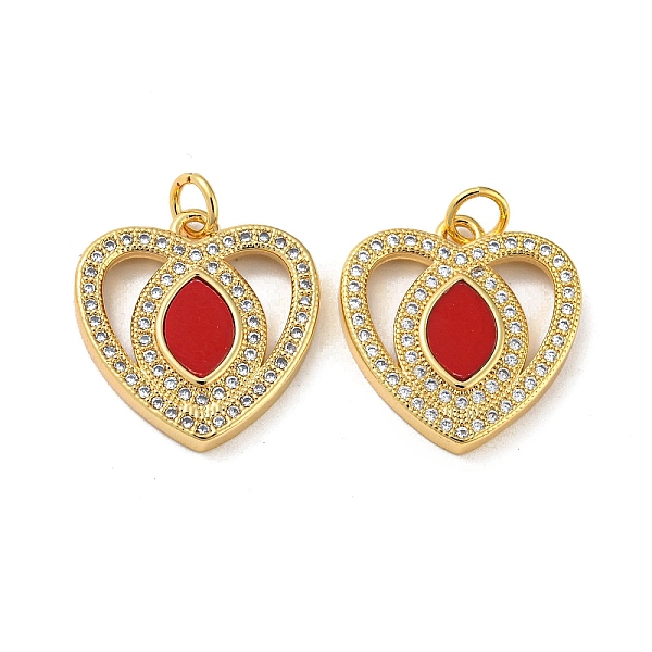PandaHall Brass Micro Pave Cubic Zirconia with Synthetic Turquoise Pendants, with Jump Rings, Real 18K Gold Plated, Heart, 19x18x3mm, Hole..., Clear
PandaHall Brass Micro Pave Cubic Zirconia with Synthetic Turquoise Pendants, with Jump Rings, Real 18K Gold Plated, Heart, 19x18x3mm, Hole..., Clear