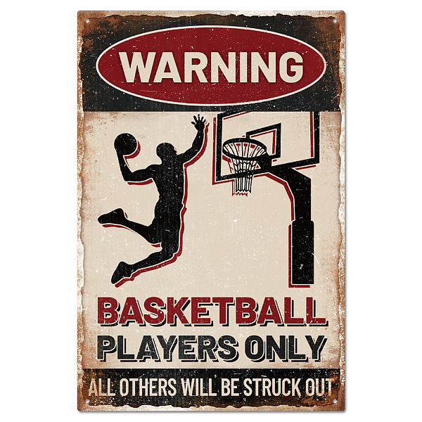 PandaHall GLOBLELAND Basketball Warning Tin Sign Tin Sign Vintage Metal Tin Sign Funny Art Plaque Poster Retro Wall Decor Tin Painting Tin...
PandaHall GLOBLELAND Basketball Warning Tin Sign Tin Sign Vintage Metal Tin Sign Funny Art Plaque Poster Retro Wall Decor Tin Painting Tin...
