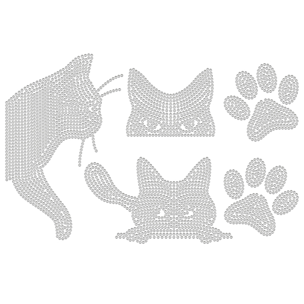 PandaHall Glass Hotfix Rhinestone, Iron on Appliques, Costume Accessories, for Clothes, Bags, Pants, Cat Pattern, 297x210mm Glass Rhinestone...
PandaHall Glass Hotfix Rhinestone, Iron on Appliques, Costume Accessories, for Clothes, Bags, Pants, Cat Pattern, 297x210mm Glass Rhinestone...