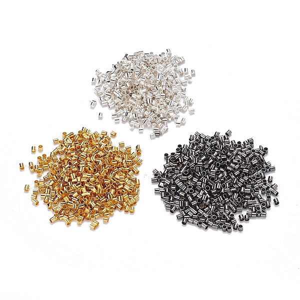 PandaHall Brass Crimp Beads,Tube, Mixed Color, 2x2mm, Hole: 1.5mm, 3 colors, 635pcs/color, 1905pcs Brass Tube
PandaHall Brass Crimp Beads,Tube, Mixed Color, 2x2mm, Hole: 1.5mm, 3 colors, 635pcs/color, 1905pcs Brass Tube