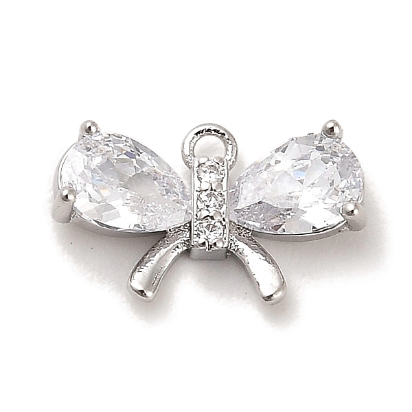 PandaHall Brass Glass Charms, Bowknot, Real Platinum Plated, 7.5x13x3.5mm, Hole: 1mm Brass+Glass Bowknot Clear
PandaHall Brass Glass Charms, Bowknot, Real Platinum Plated, 7.5x13x3.5mm, Hole: 1mm Brass+Glass Bowknot Clear