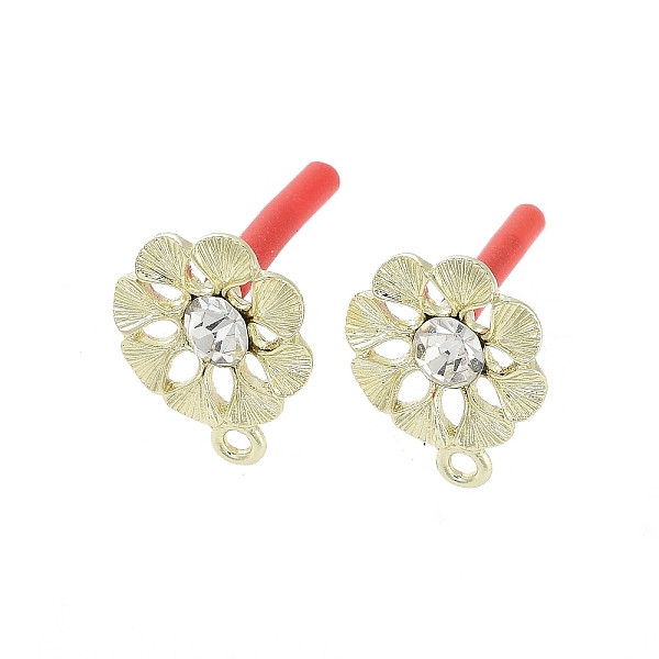 PandaHall Rack Plating Golden Alloy with Rhinestone Stud Earring Findings, with Loops and 304 Stainless Steel Pins, Cadmium Free & Nickel...
PandaHall Rack Plating Golden Alloy with Rhinestone Stud Earring Findings, with Loops and 304 Stainless Steel Pins, Cadmium Free & Nickel...