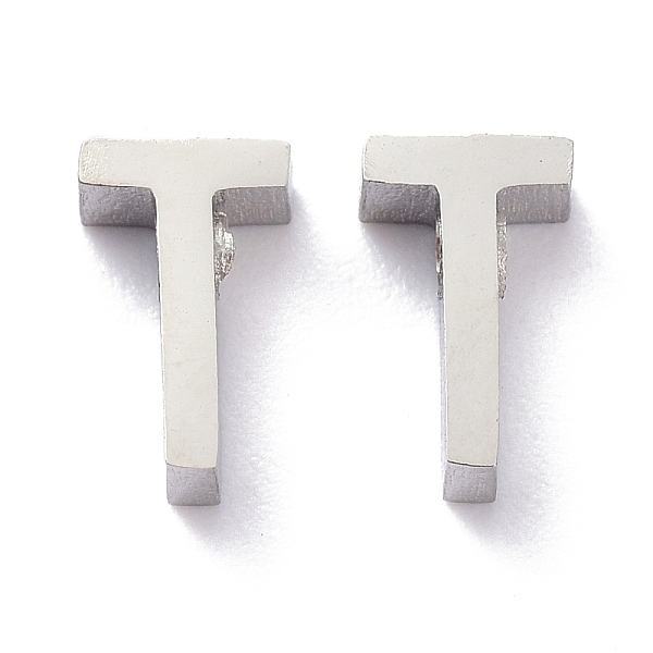 PandaHall 304 Stainless Steel Charms, Alphabet, Stainless Steel Color, Letter.T, 8x5x3mm, Hole: 1.8mm 304 Stainless Steel Letter T
PandaHall 304 Stainless Steel Charms, Alphabet, Stainless Steel Color, Letter.T, 8x5x3mm, Hole: 1.8mm 304 Stainless Steel Letter T