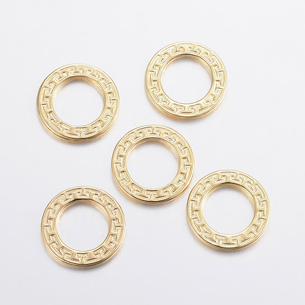 PandaHall 304 Stainless Steel Linking Rings, Golden, 14x1.5mm, Hole: 8.5mm 304 Stainless Steel Ring
PandaHall 304 Stainless Steel Linking Rings, Golden, 14x1.5mm, Hole: 8.5mm 304 Stainless Steel Ring