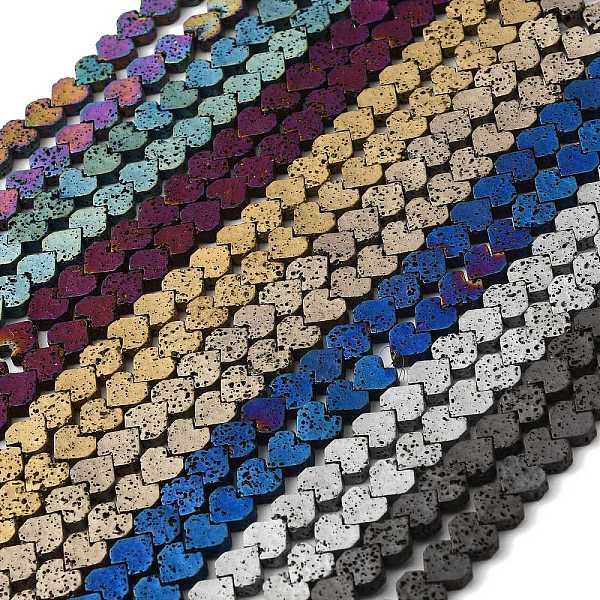 PandaHall Electroplated Natural Lava Rock Beads Strands, Heart, Mixed Color, 8x8.5x3mm, Hole: 1mm, about 60pcs/strand, 16.54''(42cm) Lava...
PandaHall Electroplated Natural Lava Rock Beads Strands, Heart, Mixed Color, 8x8.5x3mm, Hole: 1mm, about 60pcs/strand, 16.54''(42cm) Lava...