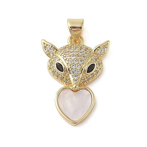 PandaHall Brass Micro Pave Clear Cubic Zirconia Pendants, with Shell, Heart, Real 18K Gold Plated, 23.5x16.5x5.5mm, Hole: 4mm Brass+Cubic...
PandaHall Brass Micro Pave Clear Cubic Zirconia Pendants, with Shell, Heart, Real 18K Gold Plated, 23.5x16.5x5.5mm, Hole: 4mm Brass+Cubic...