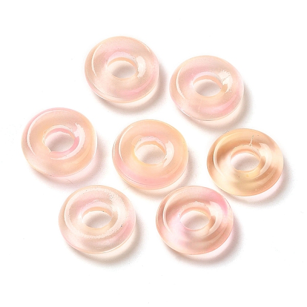 PandaHall Transparent Glass European Beads, Large Hole, Flat Round, Light Salmon, 12x4mm, Hole: 5mm Glass Flat Round
PandaHall Transparent Glass European Beads, Large Hole, Flat Round, Light Salmon, 12x4mm, Hole: 5mm Glass Flat Round