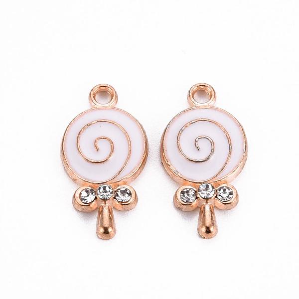 PandaHall Alloy Pendants, Cadmium Free & Lead Free, with Enamel and Rhinestone, Lollipop, Light Gold, Crystal, Creamy White, 18x9.5x3mm..., Clear
PandaHall Alloy Pendants, Cadmium Free & Lead Free, with Enamel and Rhinestone, Lollipop, Light Gold, Crystal, Creamy White, 18x9.5x3mm..., Clear