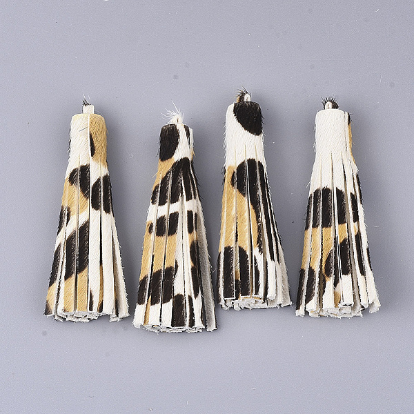 PandaHall Eco-Friendly Cowhide Leather Tassel Big Pendants, Leopard Print Pattern, Colorful, 59x9mm, Hole: 1.5mm Leather
PandaHall Eco-Friendly Cowhide Leather Tassel Big Pendants, Leopard Print Pattern, Colorful, 59x9mm, Hole: 1.5mm Leather