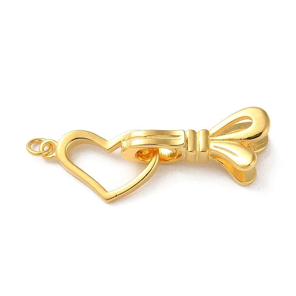 PandaHall 925 Sterling Silver Fold Over Clasps, Long-Lasting Plated, Heart Bowknot with 925 Stamp, Real 18K Gold Plated, Heart: 14x8x2mm...
PandaHall 925 Sterling Silver Fold Over Clasps, Long-Lasting Plated, Heart Bowknot with 925 Stamp, Real 18K Gold Plated, Heart: 14x8x2mm...