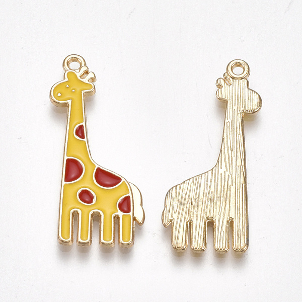 PandaHall Alloy Pendants, Cadmium Free & Lead Free, with Enamel, Giraffe, Light Gold, Gold, 32x14x2mm, Hole: 1mm Alloy+Enamel Other Animal...
PandaHall Alloy Pendants, Cadmium Free & Lead Free, with Enamel, Giraffe, Light Gold, Gold, 32x14x2mm, Hole: 1mm Alloy+Enamel Other Animal...