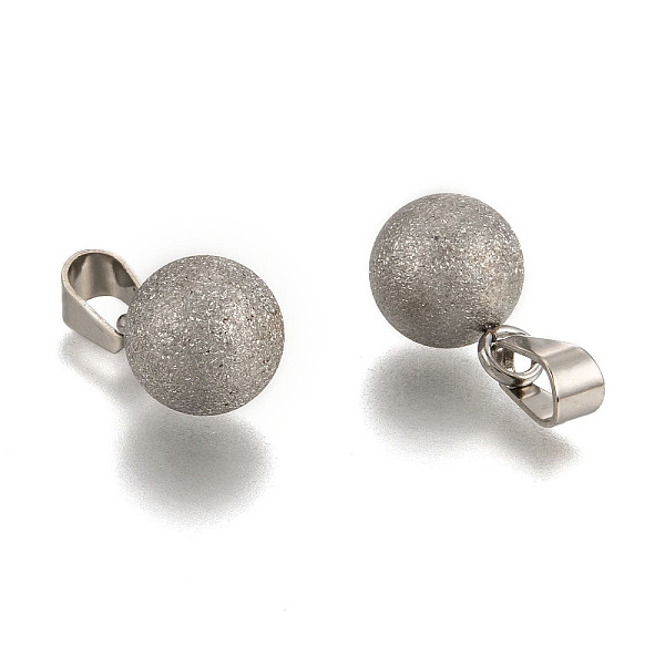 PandaHall Round 303 Stainless Steel Pendants with 201 Stainles Steel Clasp, Textured, Stainless Steel Color, 13x10mm, Hole: 6.5x4mm 304...
PandaHall Round 303 Stainless Steel Pendants with 201 Stainles Steel Clasp, Textured, Stainless Steel Color, 13x10mm, Hole: 6.5x4mm 304...