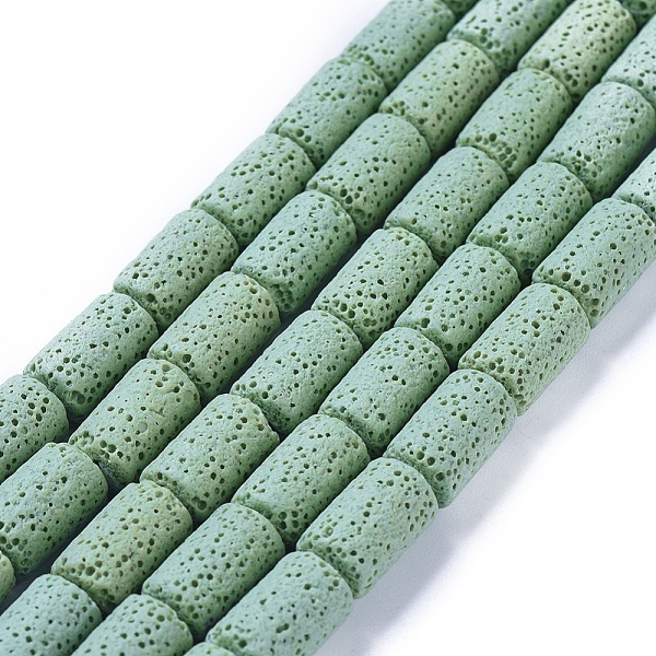 PandaHall Natural Lava Rock Beads Strands, Dyed, Column, Dark Sea Green, 14~15x8mm Lava Rock Column Green
PandaHall Natural Lava Rock Beads Strands, Dyed, Column, Dark Sea Green, 14~15x8mm Lava Rock Column Green