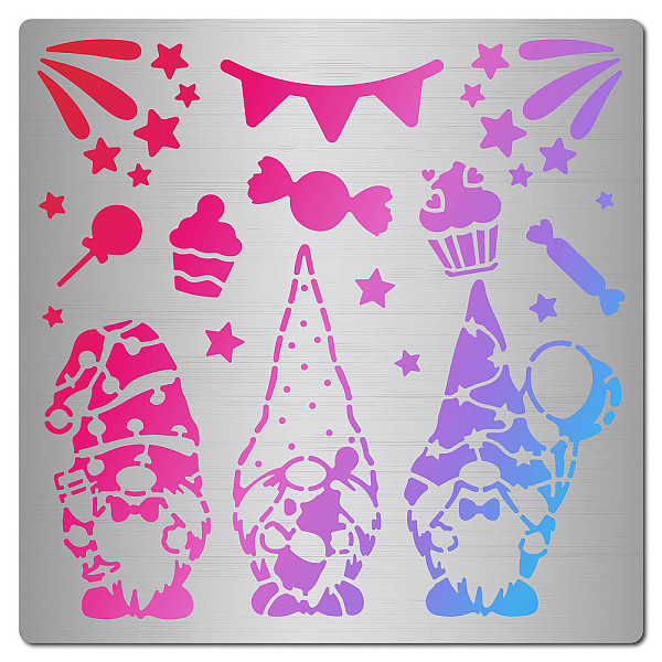 PandaHall GORGECRAFT 6.3 Inch Christmas Metal Stencils Gnome Santa Candy Star Cake Ornaments Stainless Steel Template Small Journaling...
PandaHall GORGECRAFT 6.3 Inch Christmas Metal Stencils Gnome Santa Candy Star Cake Ornaments Stainless Steel Template Small Journaling...
