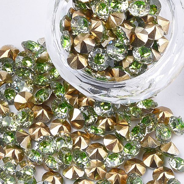 PandaHall Eco-Friendly Pointed Back Resin Rhinestones, Back Plated, Diamond Shape, Erinite, 5.5mm, about 2880pcs/bag Resin Diamond Green
PandaHall Eco-Friendly Pointed Back Resin Rhinestones, Back Plated, Diamond Shape, Erinite, 5.5mm, about 2880pcs/bag Resin Diamond Green