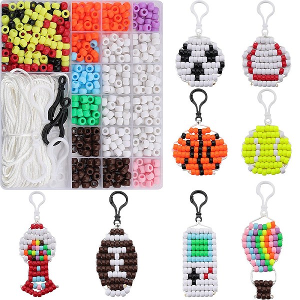 PandaHall SUNNYCLUE DIY Sport Theme Keychain Making Kit, Including Barrel European Resin & Plastic Beads, Polyester Cord, Plastic Lobster..., Multicolor
PandaHall SUNNYCLUE DIY Sport Theme Keychain Making Kit, Including Barrel European Resin & Plastic Beads, Polyester Cord, Plastic Lobster..., Multicolor