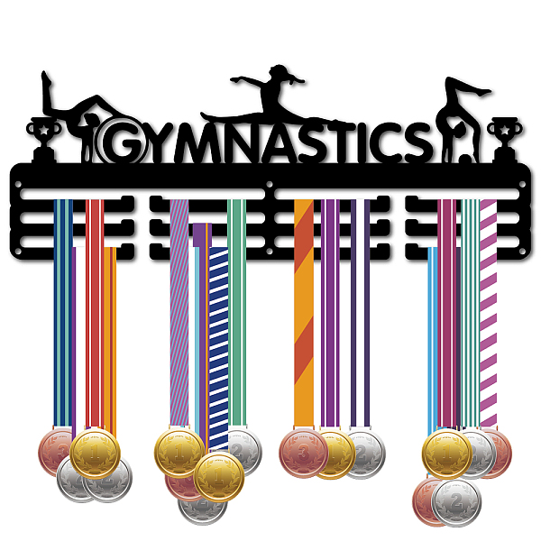 PandaHall Fashion Iron Medal Hanger Holder Display Wall Rack, 3-Line, with Screws, Black, Gymnastics, Sports, 150x400mm, Hole: 5mm Iron...
PandaHall Fashion Iron Medal Hanger Holder Display Wall Rack, 3-Line, with Screws, Black, Gymnastics, Sports, 150x400mm, Hole: 5mm Iron...