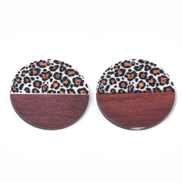 PandaHall Printed Resin & Wood Pendants, Flat Round, Colorful, 49x2.5~3.5mm, Hole: 2mm Resin+Wood Flat Round
PandaHall Printed Resin & Wood Pendants, Flat Round, Colorful, 49x2.5~3.5mm, Hole: 2mm Resin+Wood Flat Round
