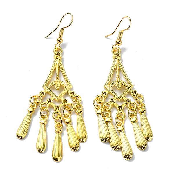 PandaHall Golden Alloy Chandelier Earrings, Bohemia Long Drop Earrings, Teardrop, 75.5x22mm Alloy Teardrop
PandaHall Golden Alloy Chandelier Earrings, Bohemia Long Drop Earrings, Teardrop, 75.5x22mm Alloy Teardrop