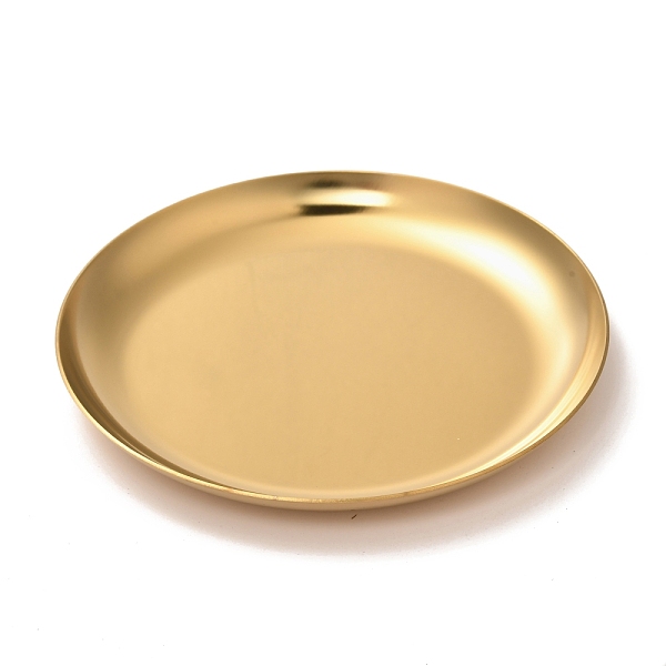 PandaHall Flat Round 430 Stainless Steel Jewelry Display Plate, Cosmetics Organizer Storage Tray, Golden, 101x10mm Stainless Steel
PandaHall Flat Round 430 Stainless Steel Jewelry Display Plate, Cosmetics Organizer Storage Tray, Golden, 101x10mm Stainless Steel