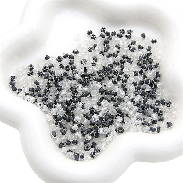 PandaHall 100Pcs Transparent Glass Beads, Faceted, Bicone, Black, 4.5x3.5mm, Hole: 1.6mm, 100pcs/set Glass Bicone Black
PandaHall 100Pcs Transparent Glass Beads, Faceted, Bicone, Black, 4.5x3.5mm, Hole: 1.6mm, 100pcs/set Glass Bicone Black