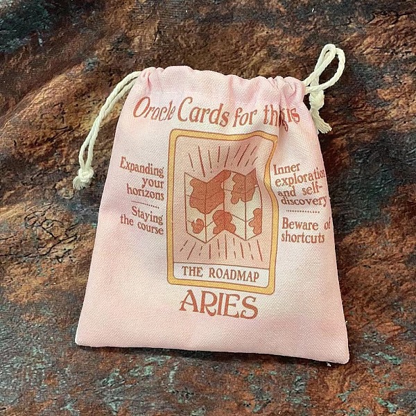PandaHall Tarot Card Storage Bag, Canvas Cloth Tarot Drawstring Bags, Rectangle with Constellation Pattern, Aries, 18x13cm Cloth Aries
PandaHall Tarot Card Storage Bag, Canvas Cloth Tarot Drawstring Bags, Rectangle with Constellation Pattern, Aries, 18x13cm Cloth Aries