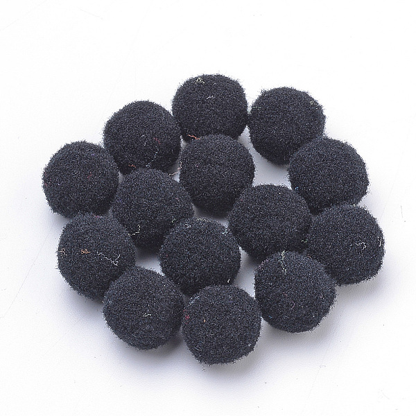 PandaHall DIY Doll Craft, Polyester Pom Pom Ball, Round, Black, 27~30mm Polyester Black
PandaHall DIY Doll Craft, Polyester Pom Pom Ball, Round, Black, 27~30mm Polyester Black
