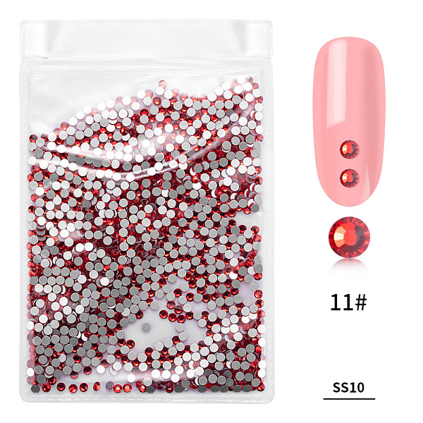 PandaHall Flat Back Glass Rhinestone Cabochons, Nail Art Decoration Accessories, Half Round, Light Siam, 2.7~2.8mm, about 1440pcs/bag..., Red
PandaHall Flat Back Glass Rhinestone Cabochons, Nail Art Decoration Accessories, Half Round, Light Siam, 2.7~2.8mm, about 1440pcs/bag..., Red