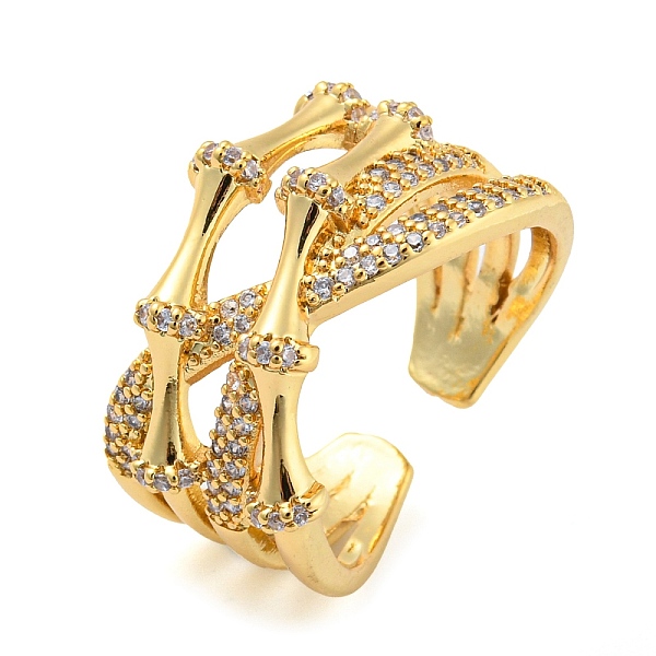 PandaHall Criss Cross Shape Brass Micro Pave Cubic Zirconia Open Cuff Ring, Long-Lasting Plated, Cadmium Free & Lead Free, Real 18K Gold..., Clear
PandaHall Criss Cross Shape Brass Micro Pave Cubic Zirconia Open Cuff Ring, Long-Lasting Plated, Cadmium Free & Lead Free, Real 18K Gold..., Clear