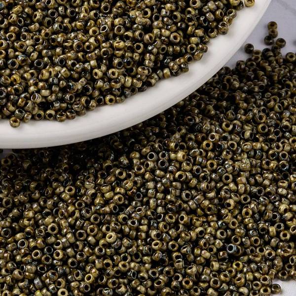 PandaHall MIYUKI Round Rocailles Beads, Japanese Seed Beads, (RR4517) Opaque Brown Picasso, 15/0, 1.5mm, Hole: 0.7mm, about 5555pcs/bottle...
PandaHall MIYUKI Round Rocailles Beads, Japanese Seed Beads, (RR4517) Opaque Brown Picasso, 15/0, 1.5mm, Hole: 0.7mm, about 5555pcs/bottle...
