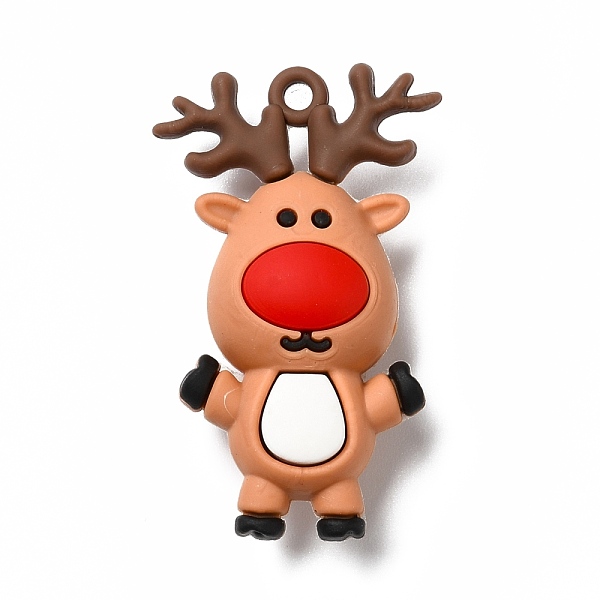 PandaHall Christmas PVC Plastic Big Pendants, Elk, Sandy Brown, 58x28.5x16mm, Hole: 3mm PVC Deer
PandaHall Christmas PVC Plastic Big Pendants, Elk, Sandy Brown, 58x28.5x16mm, Hole: 3mm PVC Deer