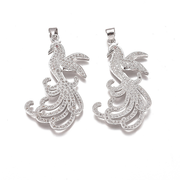 PandaHall Brass Micro Pave Clear Cubic Zirconia Pendants, Phoenix, Clear, Platinum, 39x27x4mm, Hole: 4x3.5mm Brass+Cubic Zirconia Other...
PandaHall Brass Micro Pave Clear Cubic Zirconia Pendants, Phoenix, Clear, Platinum, 39x27x4mm, Hole: 4x3.5mm Brass+Cubic Zirconia Other...