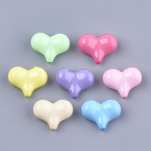 PandaHall Opaque Solid Color Acrylic Beads, Heart, Mixed Color, 17x22x9mm, Hole: 1.5mm, about 350pcs/500g Acrylic Heart Multicolor
PandaHall Opaque Solid Color Acrylic Beads, Heart, Mixed Color, 17x22x9mm, Hole: 1.5mm, about 350pcs/500g Acrylic Heart Multicolor