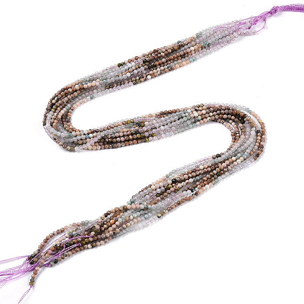 PandaHall Natural Mixed Gemstone Beads Strands, Round Beads, Faceted, 2~2.5x2~2.5mm, Hole: 0.5mm, about 190~196pcs/strand, 15.35''~15.75''...
PandaHall Natural Mixed Gemstone Beads Strands, Round Beads, Faceted, 2~2.5x2~2.5mm, Hole: 0.5mm, about 190~196pcs/strand, 15.35''~15.75''...