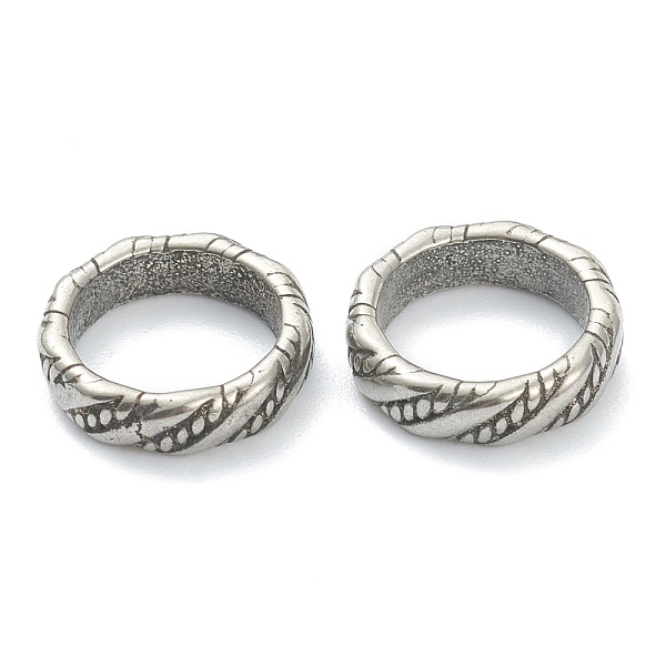 PandaHall 304 Stainless Steel Linking Rings, Flat Round, Textured, Antique Silver, 12x3mm, Inner Diameter: 9mm 304 Stainless Steel Flat...
PandaHall 304 Stainless Steel Linking Rings, Flat Round, Textured, Antique Silver, 12x3mm, Inner Diameter: 9mm 304 Stainless Steel Flat...