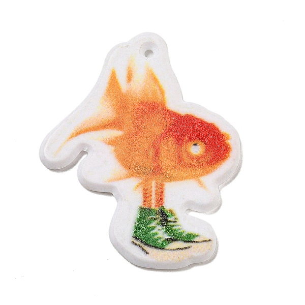 PandaHall Printed Acrylic Pendants, Fish, 34x28x2mm, Hole: 1.2mm Acrylic Fish Orange
PandaHall Printed Acrylic Pendants, Fish, 34x28x2mm, Hole: 1.2mm Acrylic Fish Orange