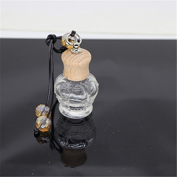 PandaHall Empty Glass Perfume Bottle Pendants, Aromatherapy Fragrance Essential Oil Diffuser Bottle, with Coffee Color Cord, Car Hanging...
PandaHall Empty Glass Perfume Bottle Pendants, Aromatherapy Fragrance Essential Oil Diffuser Bottle, with Coffee Color Cord, Car Hanging...