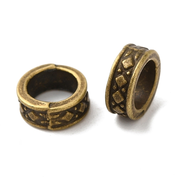 PandaHall Tibetan Style Alloy Beads, Cadmium Free & Lead Free, Donut, Antique Bronze, 7.5x3mm, Hole: 5mm, about 2702pcs/1000g Alloy Donut
PandaHall Tibetan Style Alloy Beads, Cadmium Free & Lead Free, Donut, Antique Bronze, 7.5x3mm, Hole: 5mm, about 2702pcs/1000g Alloy Donut