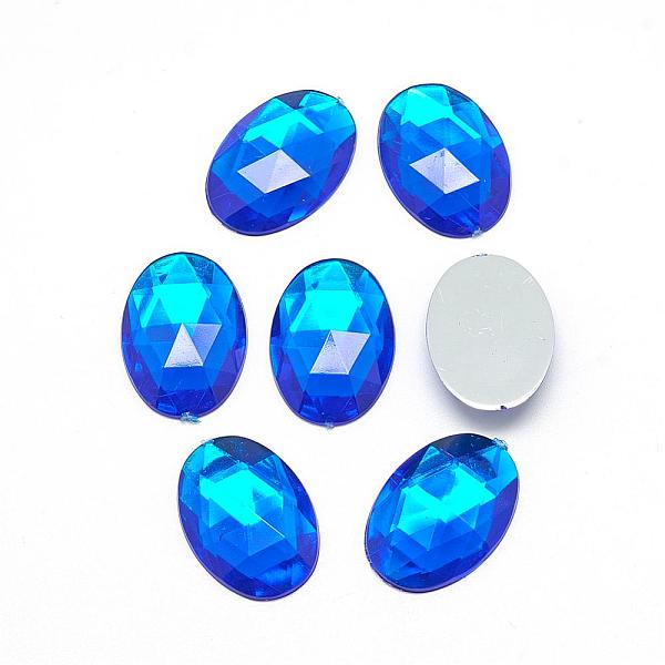 PandaHall Acrylic Rhinestone Flat Back Cabochons, Faceted, Bottom Silver Plated, Oval, Blue, 18x13x4.5mm Acrylic Rhinestone Oval Blue
PandaHall Acrylic Rhinestone Flat Back Cabochons, Faceted, Bottom Silver Plated, Oval, Blue, 18x13x4.5mm Acrylic Rhinestone Oval Blue