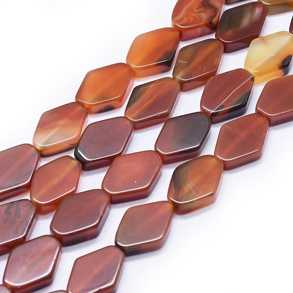 PandaHall Natural Carnelian Beads Strands, Dyed & Heated, Rhombus, Brown, 22~25x16~17x5.5~10.5mm, Hole: 2~3mm, about 16pcs/strand, 14.1...
PandaHall Natural Carnelian Beads Strands, Dyed & Heated, Rhombus, Brown, 22~25x16~17x5.5~10.5mm, Hole: 2~3mm, about 16pcs/strand, 14.1...
