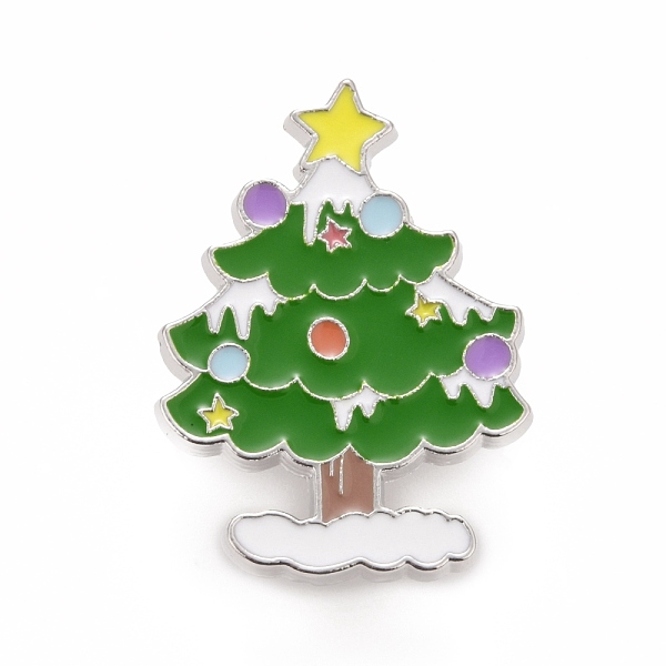 PandaHall Christmas Tree Enamel Pin, Alloy Badge for Backpack Clothes, Platinum, Green, 33x23.5x1.5mm Alloy+Enamel Green
PandaHall Christmas Tree Enamel Pin, Alloy Badge for Backpack Clothes, Platinum, Green, 33x23.5x1.5mm Alloy+Enamel Green