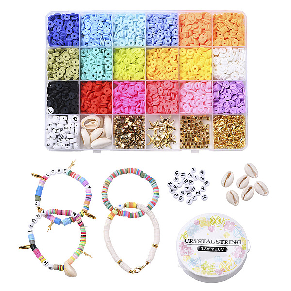 PandaHall DIY Jewelry Set Making, Bracelet with Elastic Crystal Thread,Alloy Lobster Claw Clasps, Iron Jump Rings & Bead Tips & Pendants..., Multicolor
PandaHall DIY Jewelry Set Making, Bracelet with Elastic Crystal Thread,Alloy Lobster Claw Clasps, Iron Jump Rings & Bead Tips & Pendants..., Multicolor