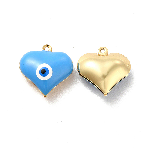 PandaHall Brass Enamel Pendants, Real 18K Gold Plated, Long-Lasting Plated, Heart with Evil Eye, Deep Sky Blue, 17x16.5x7mm, Hole: 1.2mm...
PandaHall Brass Enamel Pendants, Real 18K Gold Plated, Long-Lasting Plated, Heart with Evil Eye, Deep Sky Blue, 17x16.5x7mm, Hole: 1.2mm...